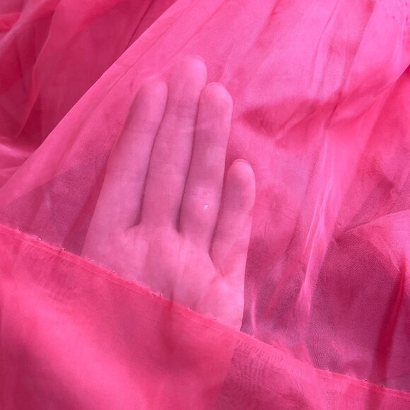 Rare Vintage Handmade Midi Mini Tulle Dress Barbie Ballet Homecoming Prom Dance - Picture 8 of 10